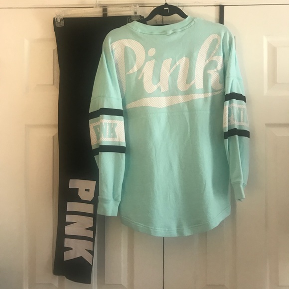 💕VS Pink Set; Top-XS(?fits S/M),Bottom-M(?S-L)💕 - Picture 2 of 7