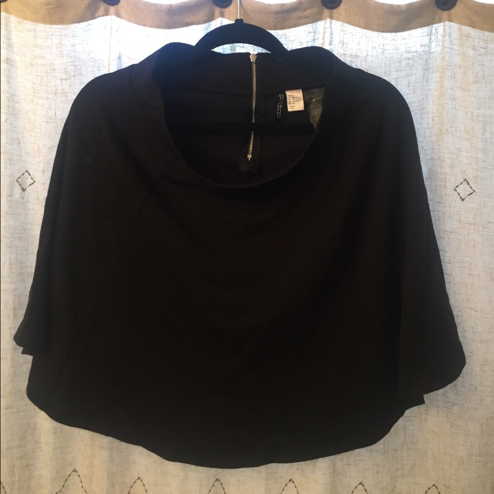 Black H&M skater skirt