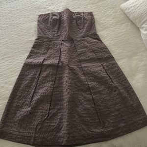 Lite purple strapless dress