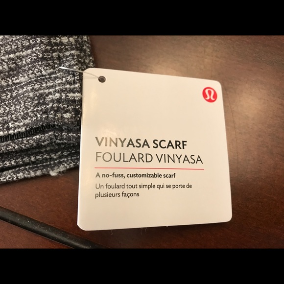 Lululemon Vinyasa Scarf, Rulu Coco Pique Black - Picture 6 of 7