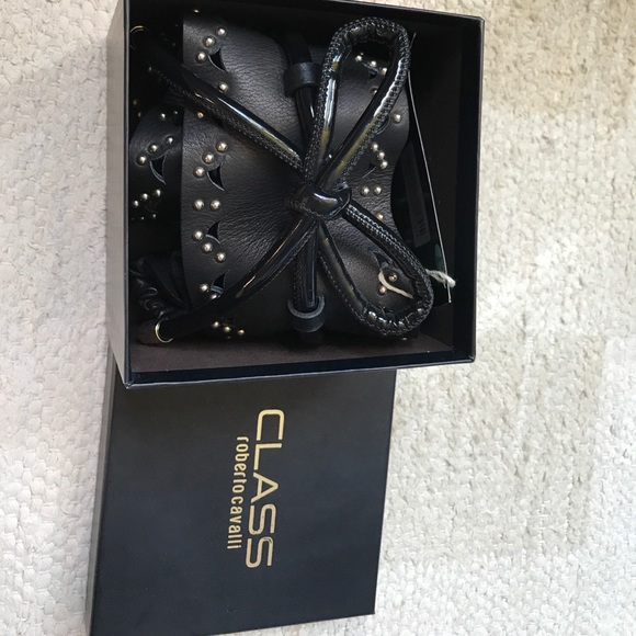 Leather belt, Roberto Cavalli, size M main image 5