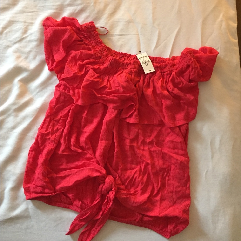 Express off the shoulder shirt *Price Firm*