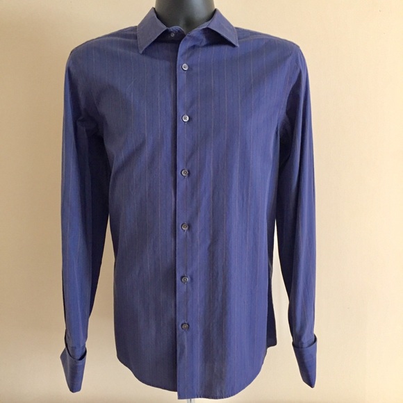 Banana Republic men's cuffed sleeve dress shirt - Picture 3 of 6