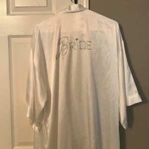 Bride silk rob