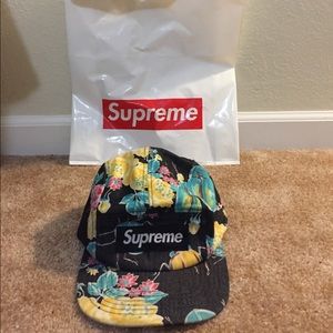 Floral supreme camp cap
