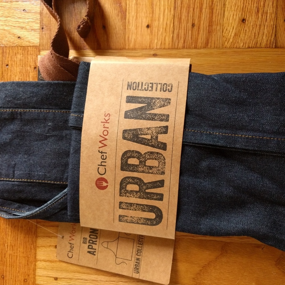 NWT denim apron