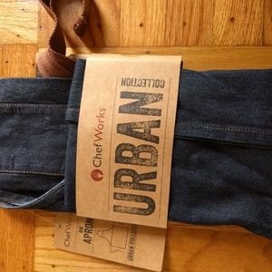 NWT denim apron