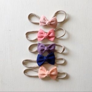 Baby nylon headband bows