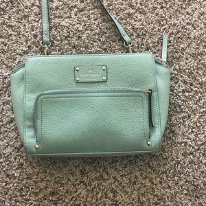Mint Kate spade leather cross body