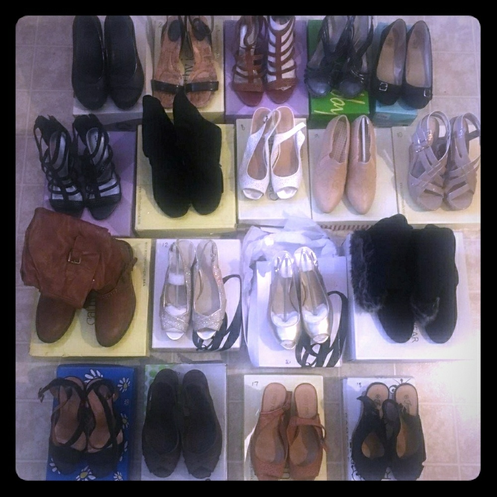Shoes 18 pairs
