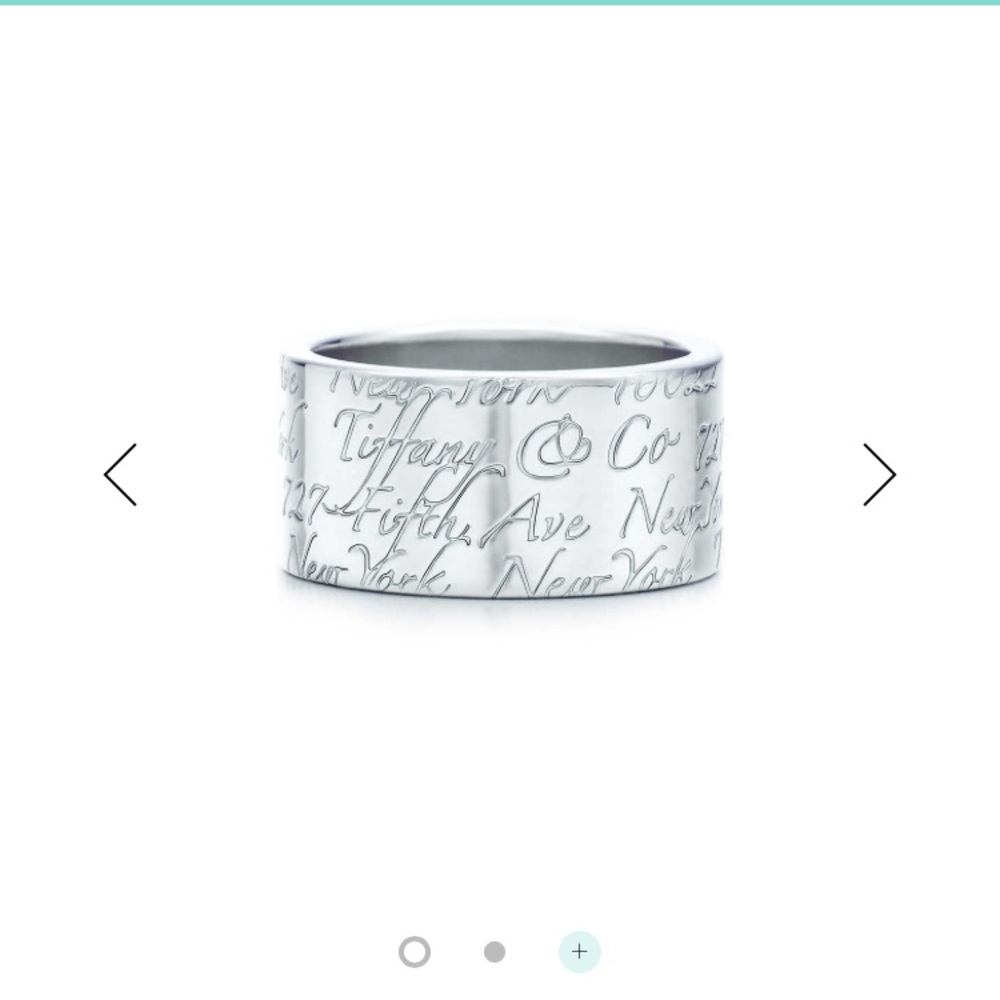 Tiffany & Co. Notes Wide Band Ring