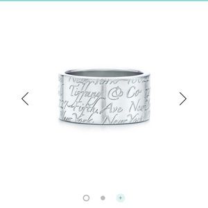 Tiffany & Co. Notes Wide Band Ring