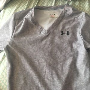 long sleeved under armour shirt.