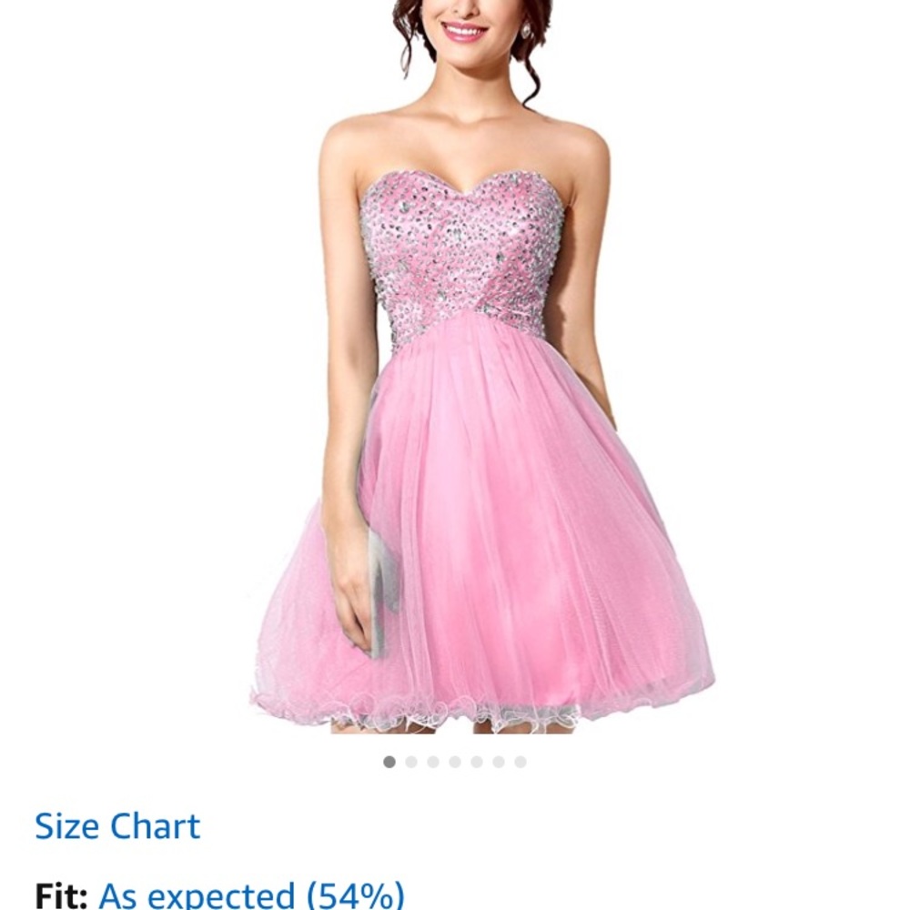 Women's Pink Sequins Dress