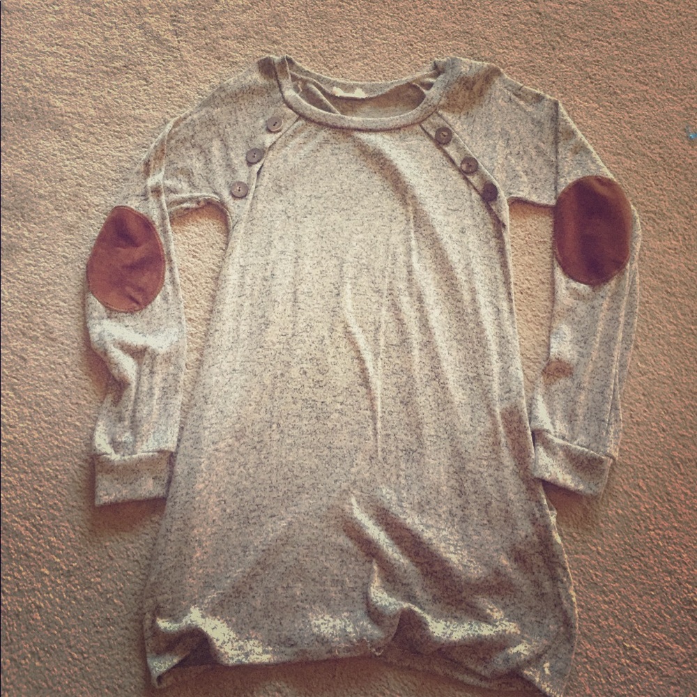 Super soft gray tunic