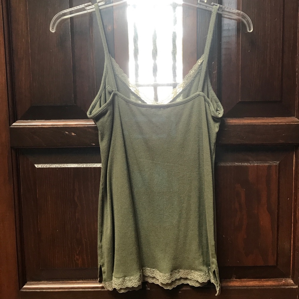ESPIRIT Olive Green Tank Top - Picture 2 of 4