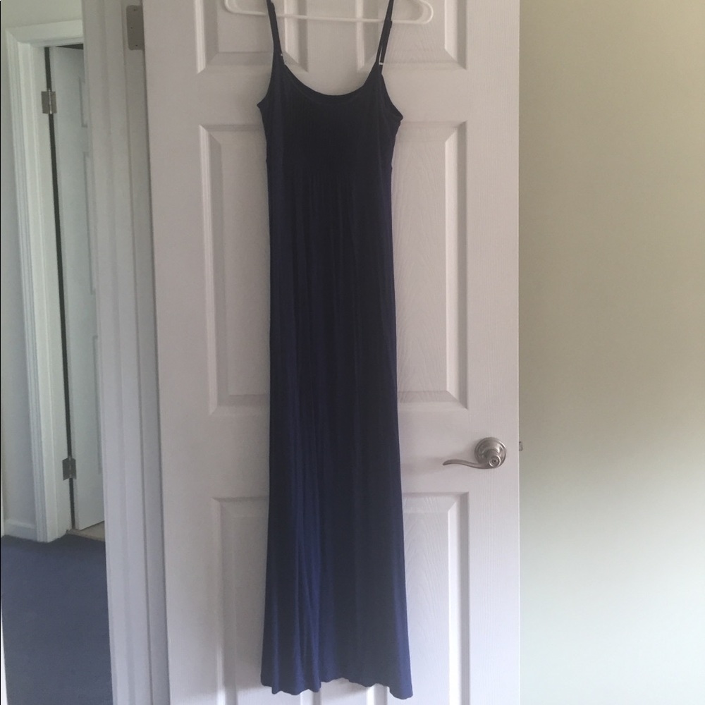 Calvin Klein navy maxi dress