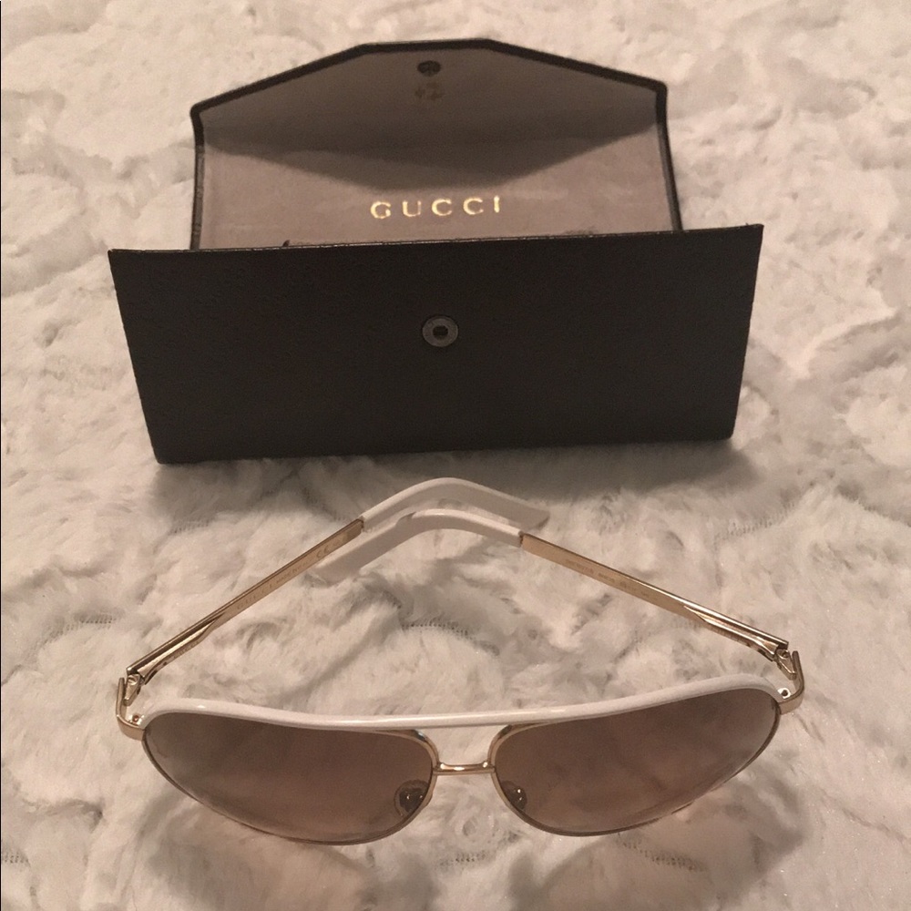 ⚡️On Sale⚡️Gucci Aviator Sunglasses + Gucci Case