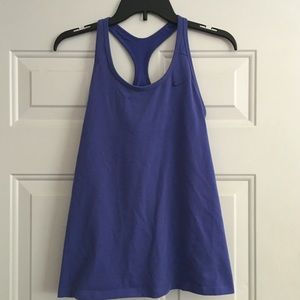 Purple Nike Dri Fit workout tank top