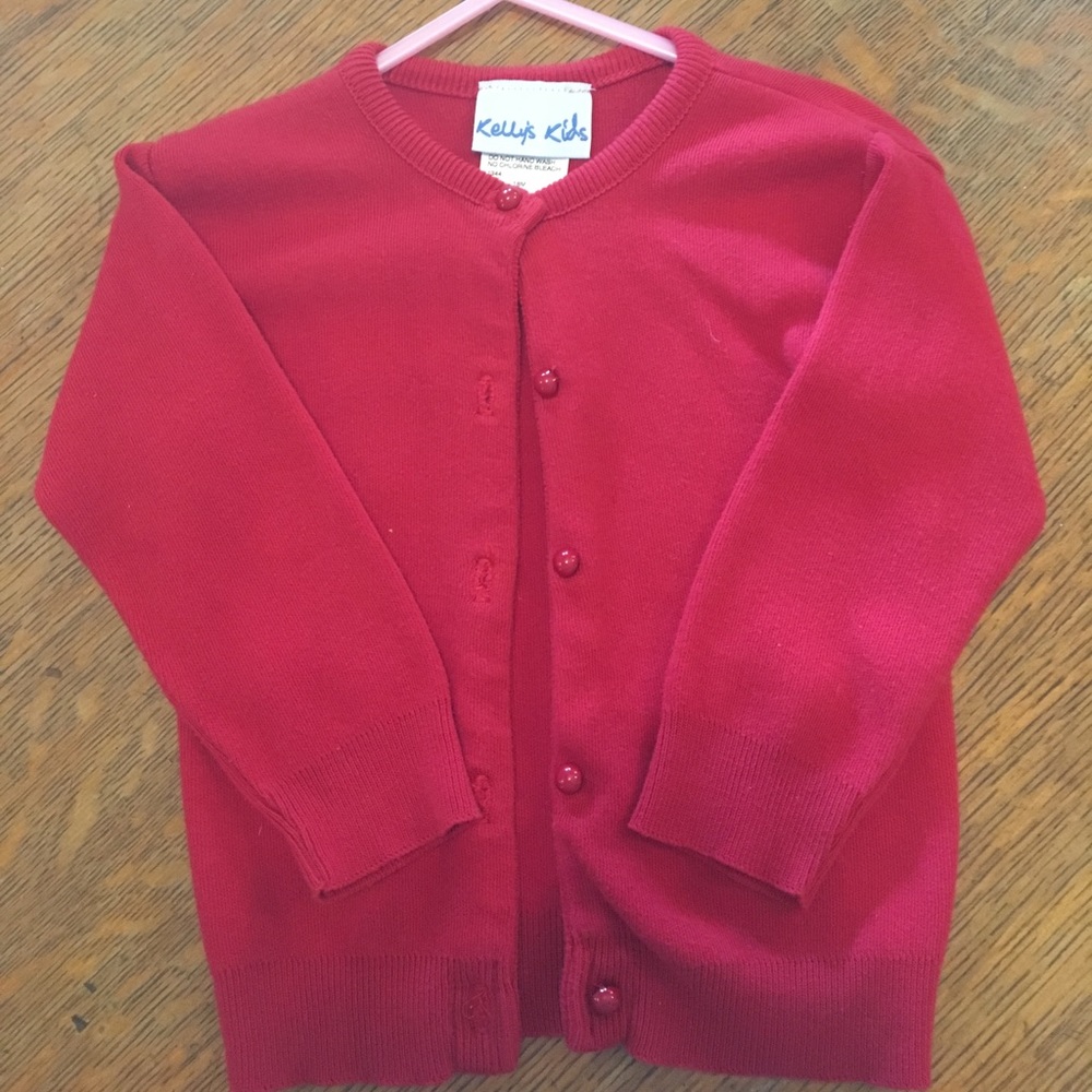 Red Kelly's Kid cardigan
