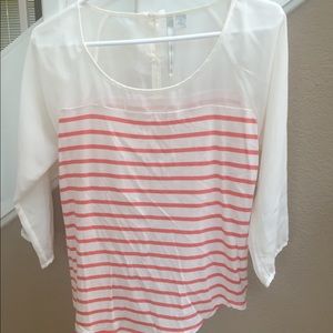 LC Lauren Conrad adorable striped top