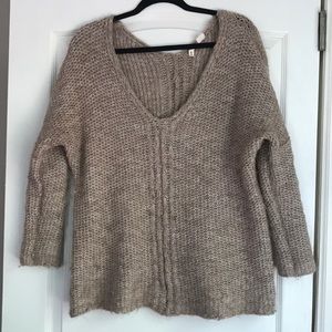 Anthropologie chunky knit sweater