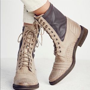 Free People Combat Boots