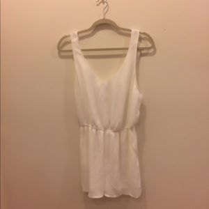 H+M white romper