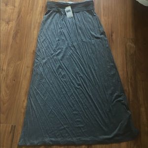 Max Studio grey maxi skirt