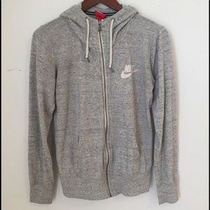 Nike Lightweight Cotton Zip Up Hoodie