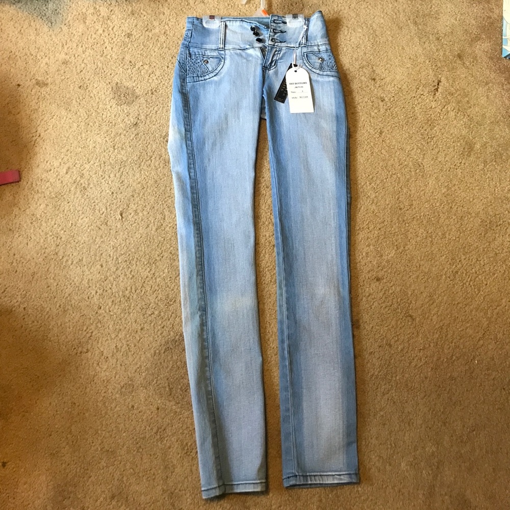 High waist jeans