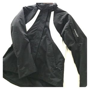 Black and white spyder ski jacket
