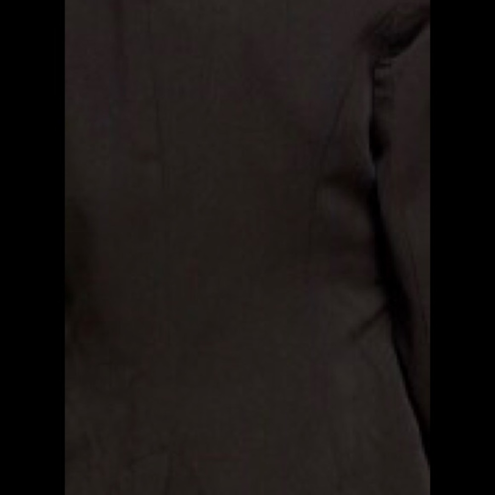 Silky Trim Open Black Blazer - Picture 4 of 6