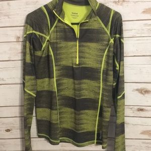 Reebok running half zip jacket EUC