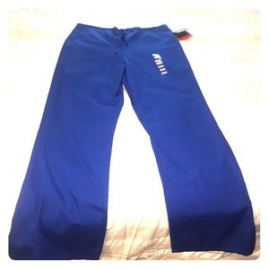 Cherokee Flare Leg Drawstring Scrub Pant, Royal, M