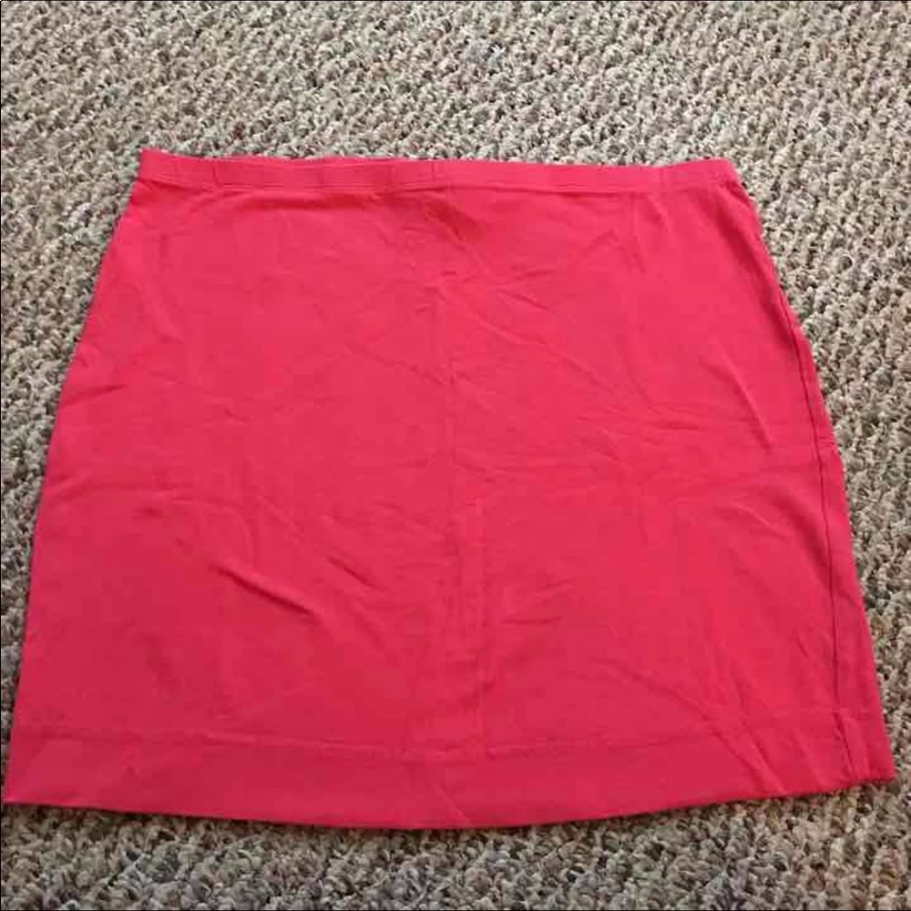 H&M Coral Bodycon Skirt