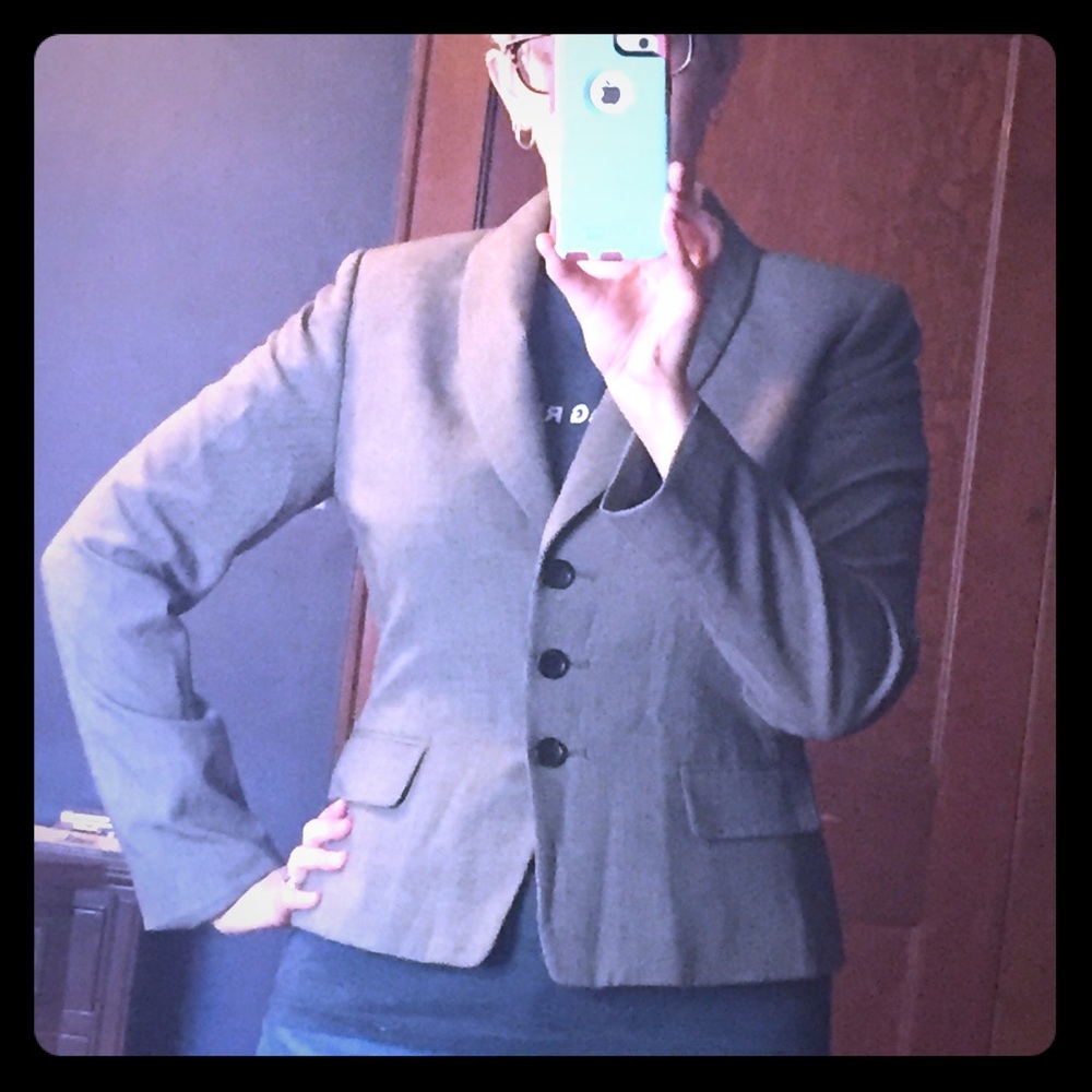 Tahari gray women's blazer