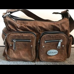 GUESS brown purse
