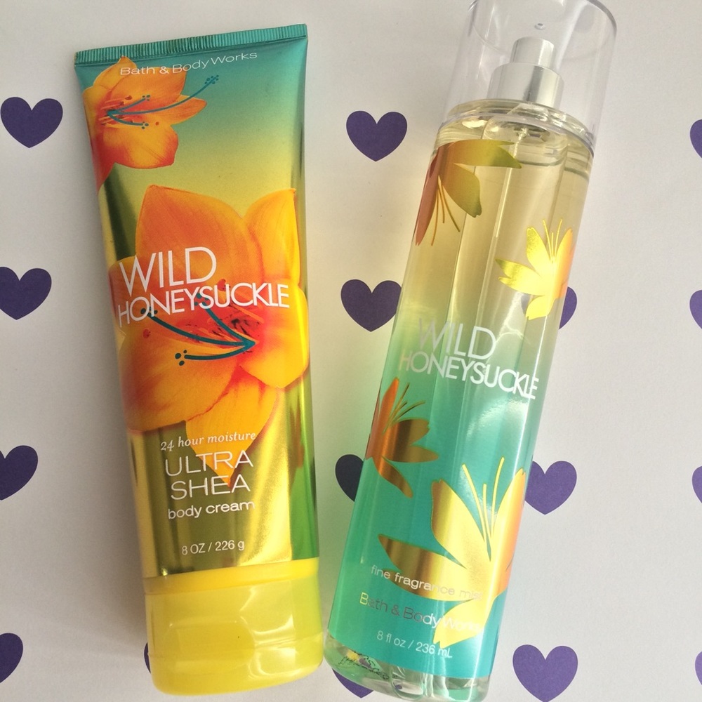 Bath and Body Works - Wild Honeysuckle Set