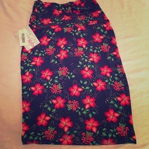 LLR Lularoe floral Maxi NWT sz S