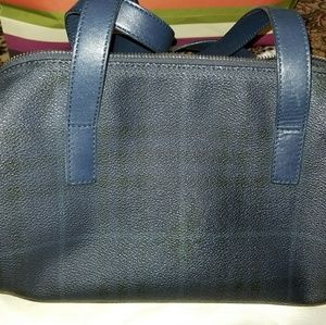 👉🏼🍁BURBERRY Navy Nova Check barrel bag 🍁👈🏼