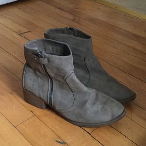 Suede booties!!