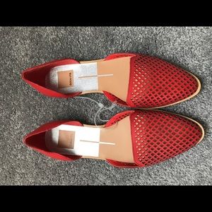 NWOT: Red Dolce Vita Leather Flats