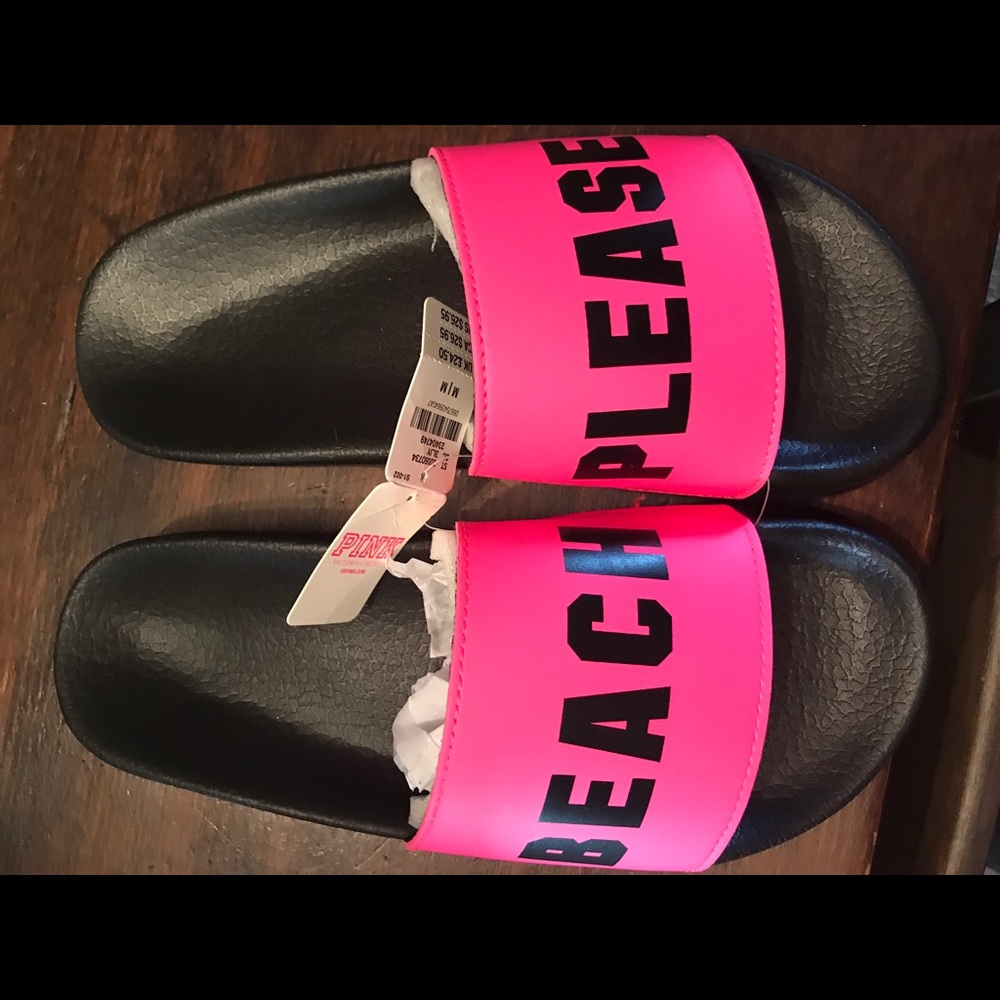 Brand New PINK sandals size M