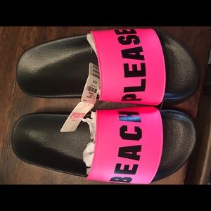 Brand New PINK sandals size M