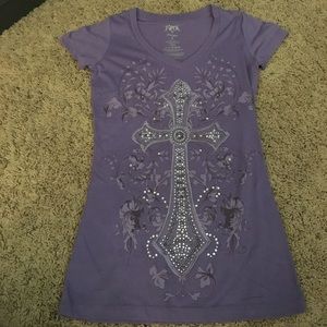 purple cross top