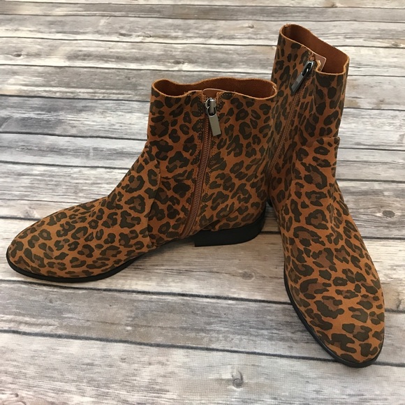 New Topshop Klash Leopard Sock Boot - Picture 6 of 8