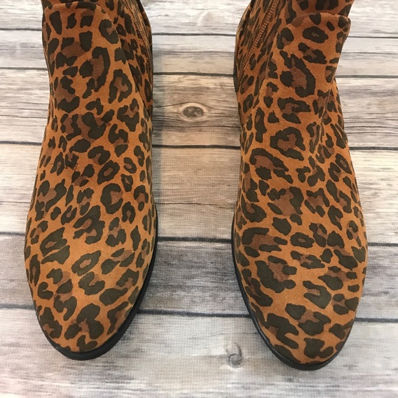 New Topshop Klash Leopard Sock Boot - Picture 7 of 8