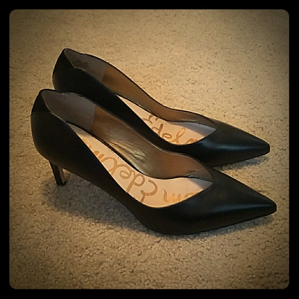 Black Sam Edelman 3"  heels