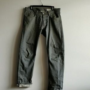 Grey selvedge jeans gustin